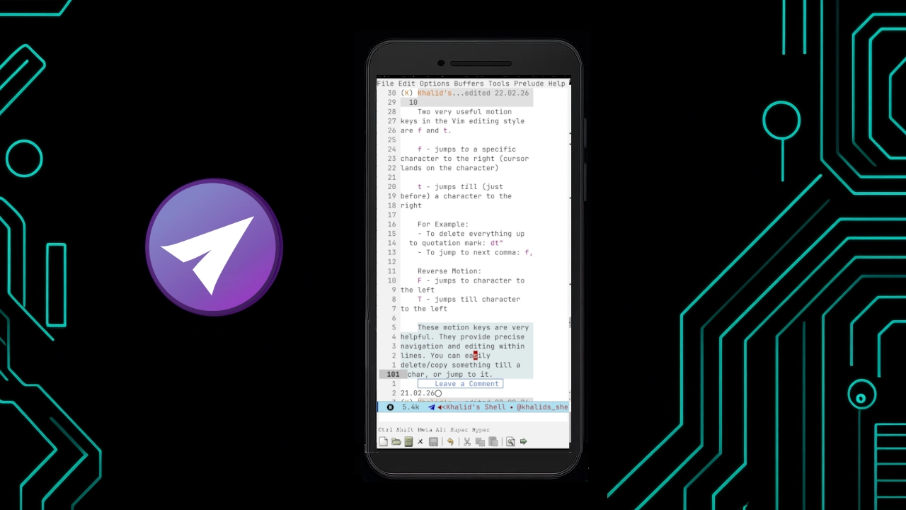 How to Install Telega in Emacs on Android